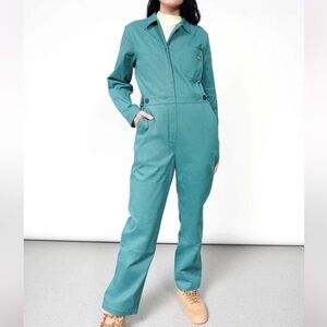 Wildfang Teal Jumpsuit